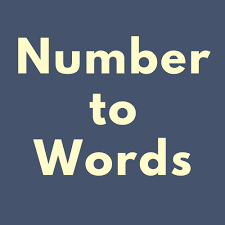 Number to Words